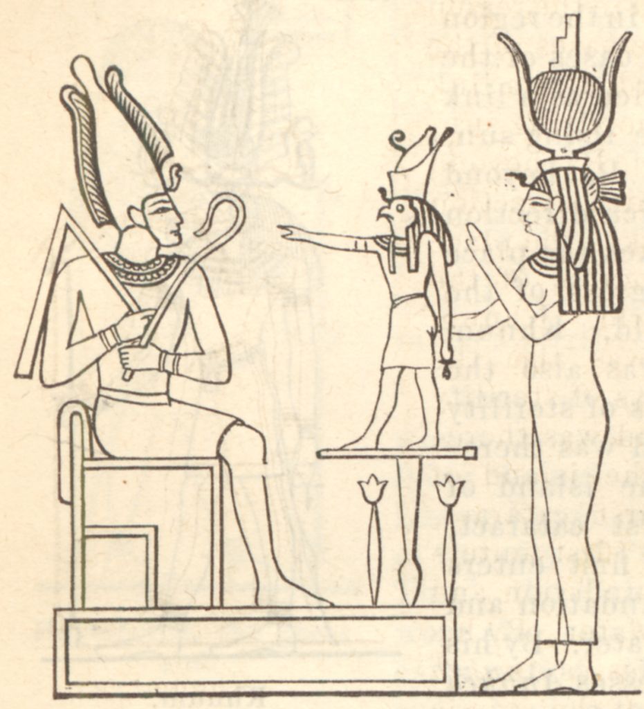 Osiris, Horus et Isis