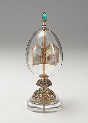 Egg with Revolving Miniatures