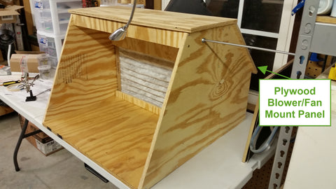 Plywood Fan Mount Panel
