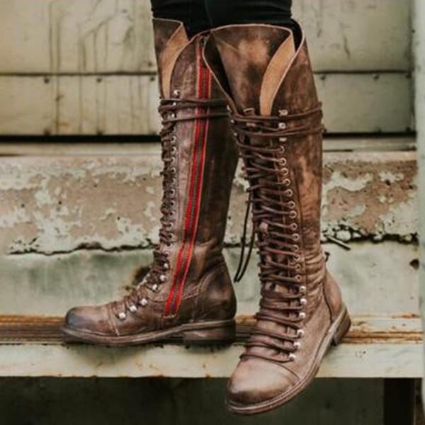 retro riding boots