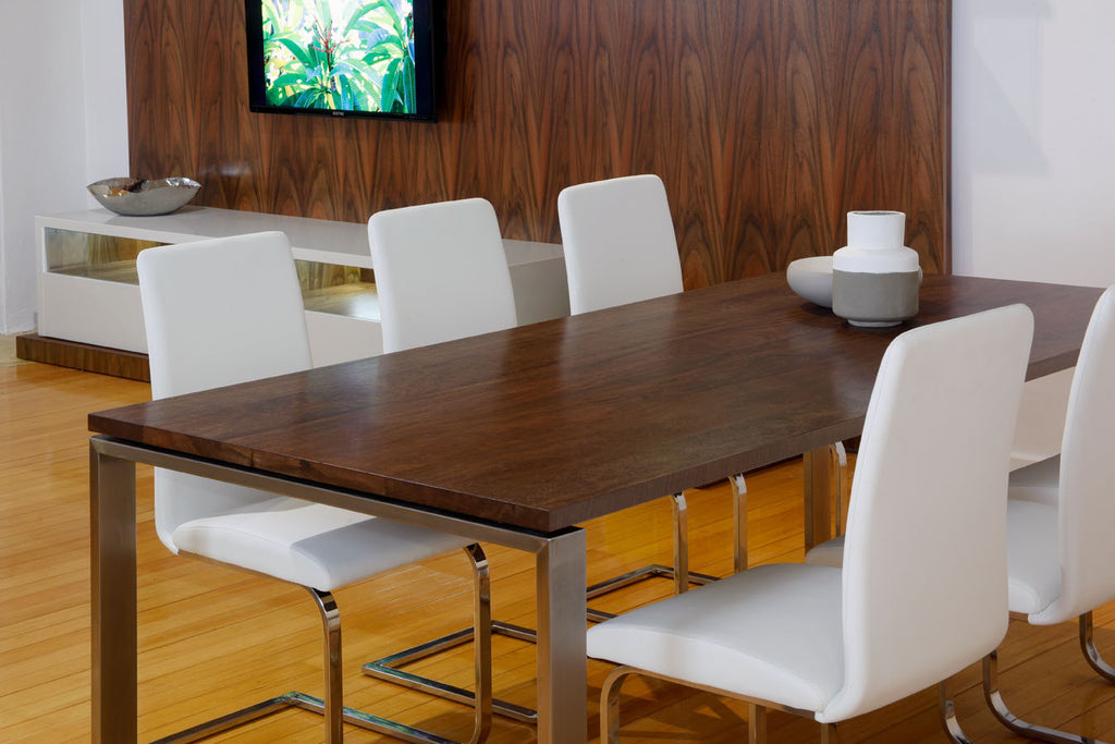 leather kitchen table