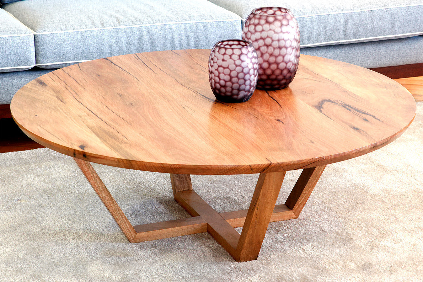 Yallingup Marri or Jarrah Round Coffee Table | Bespoke Furniture