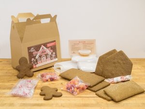 nuflours gluten free gingerbread house kit