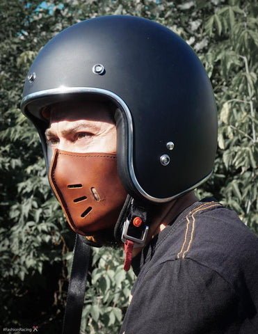 best leather motorcycle face mask