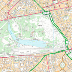 Street Map of Hyde Park London