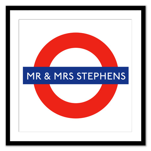 Personalised London Underground Sign Love Maps On...
