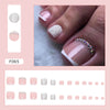 Press On Toe nails Set 24pcs/set F065