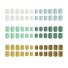 12 colors/Set Press On Nails 24pcs/color HZ02