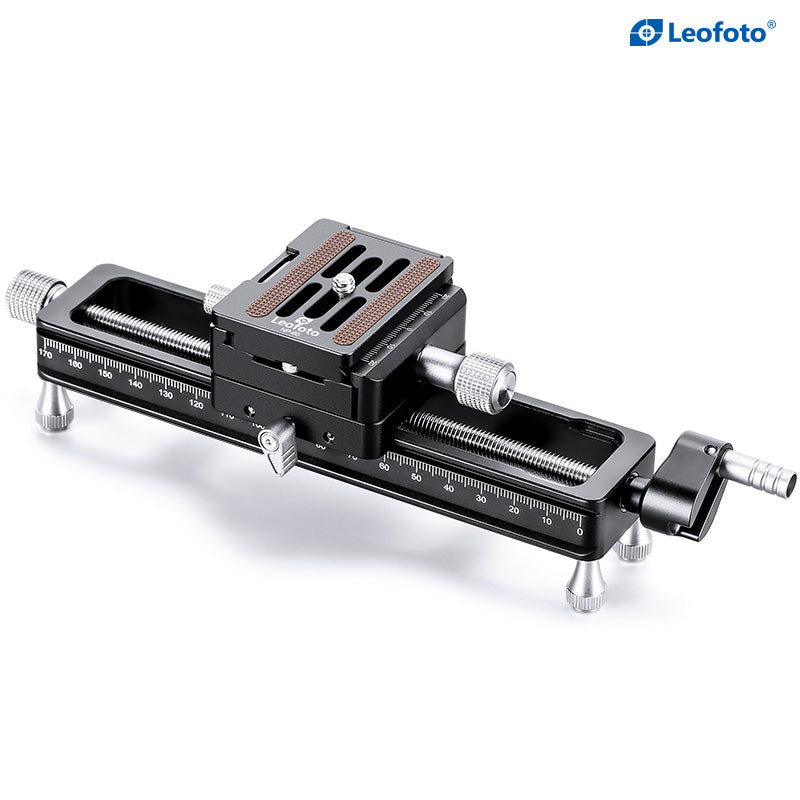 lavanda películas débiles Leofoto MP-180S Macro Focusing Rail with Rotating Arca-Type QR System