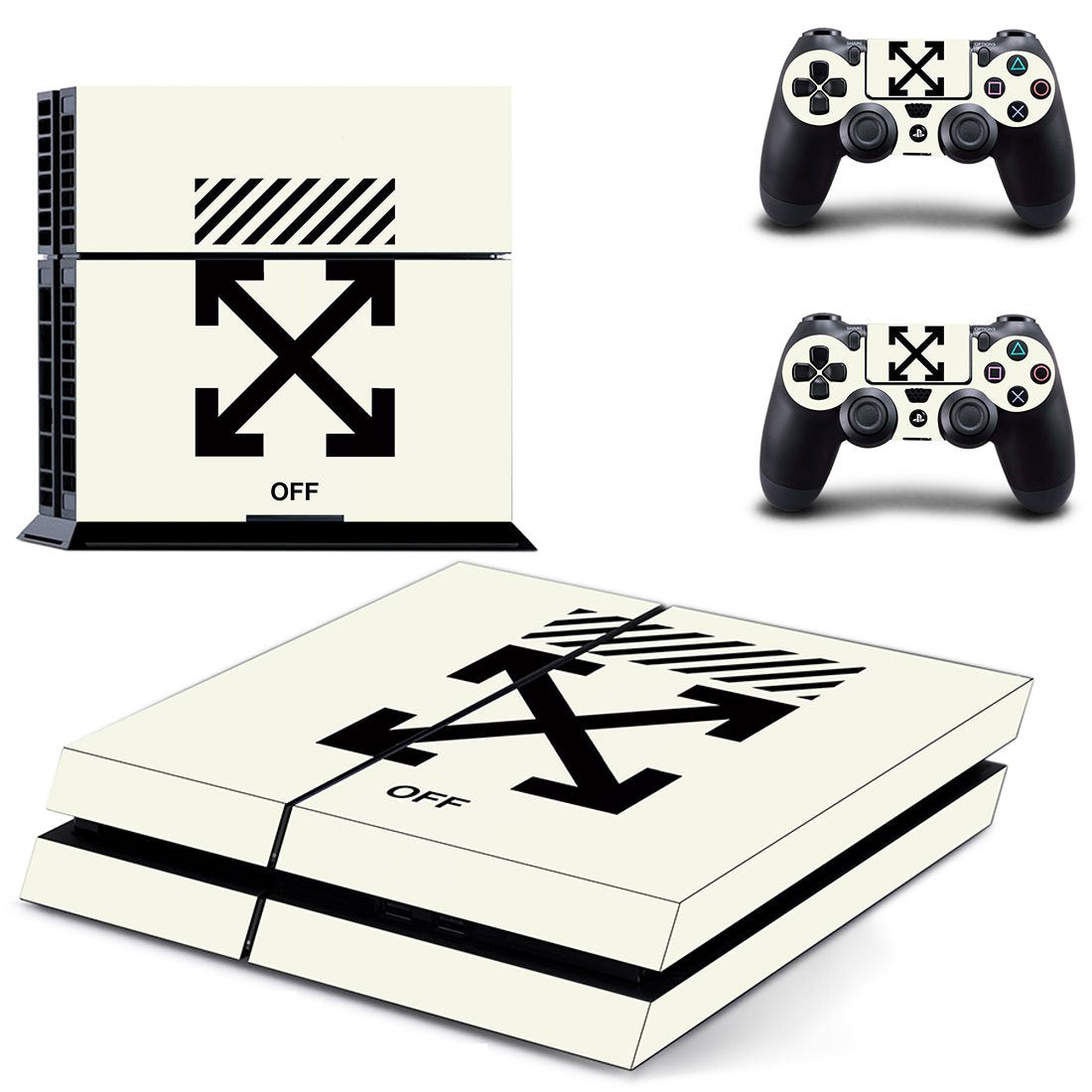 off white ps4 controller