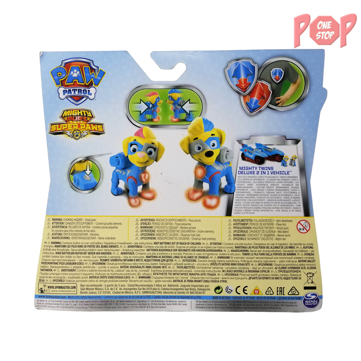 paw patrol mighty twins action figure