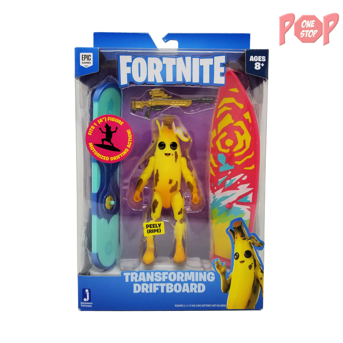 Epic Games Fortnite 4in Peely Ripe Transforming Driftboard Jazwares 2020 for sale online 