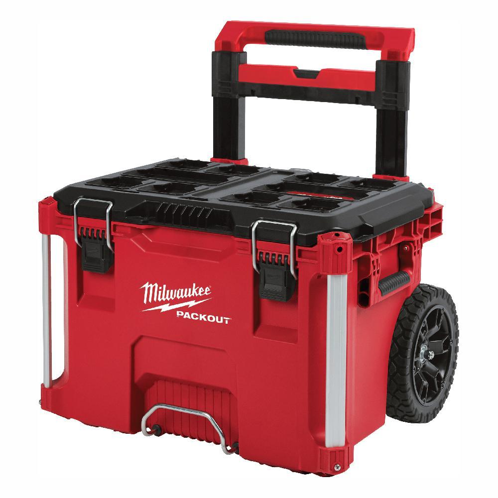 MILWAUKEE 48-22-8426 Caja de herramientas PACKOUT con ruedas – MST Tool