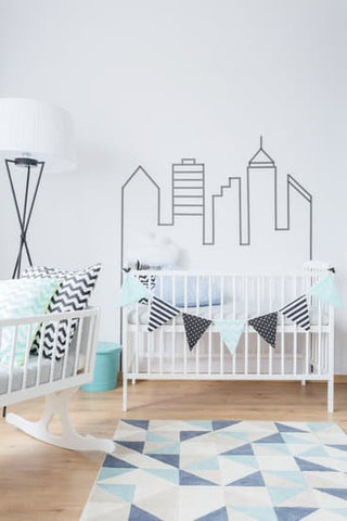 decorating a nursery - get your fabrics and wallpaper first