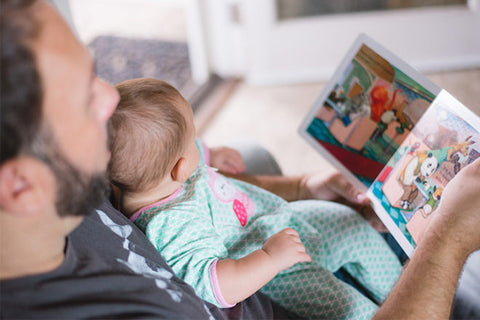 reading to baby