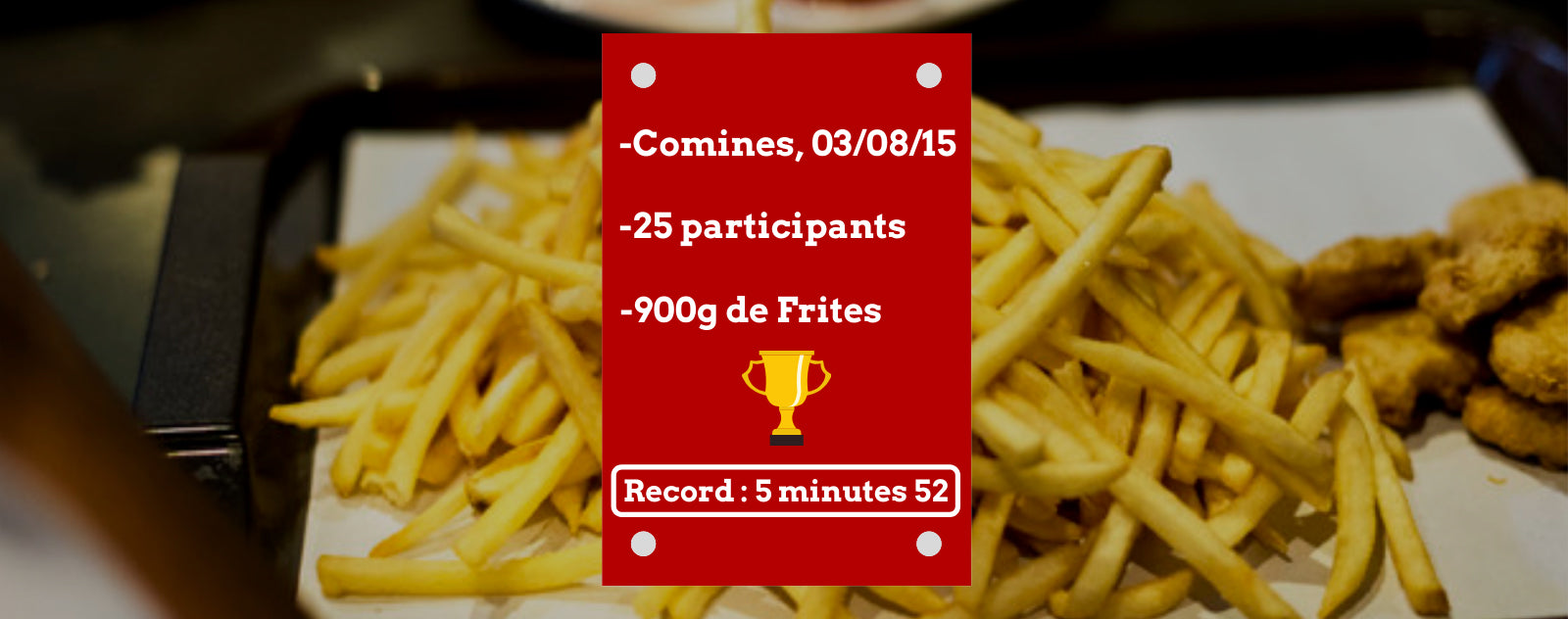 Record du Mangeur de Frites