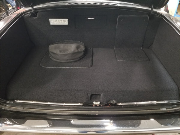 Johnny Cash Rolls-Royce with Tesla systems - trunk with covers in place