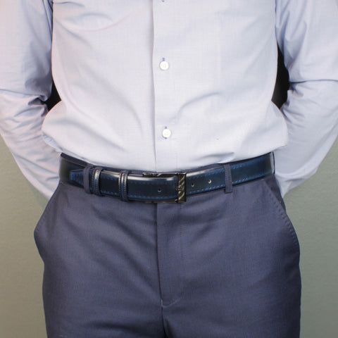 Men's belt 35mm wide - suit