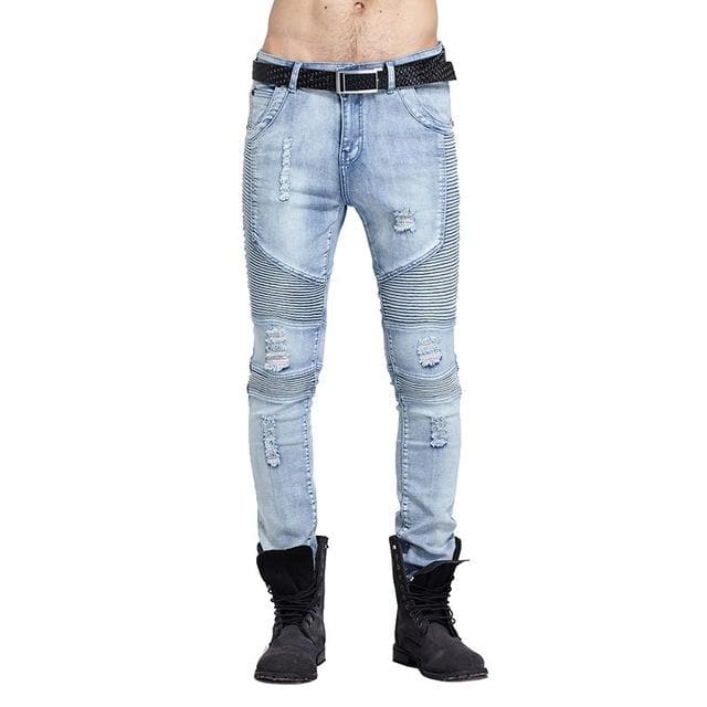 denim jean joggers mens