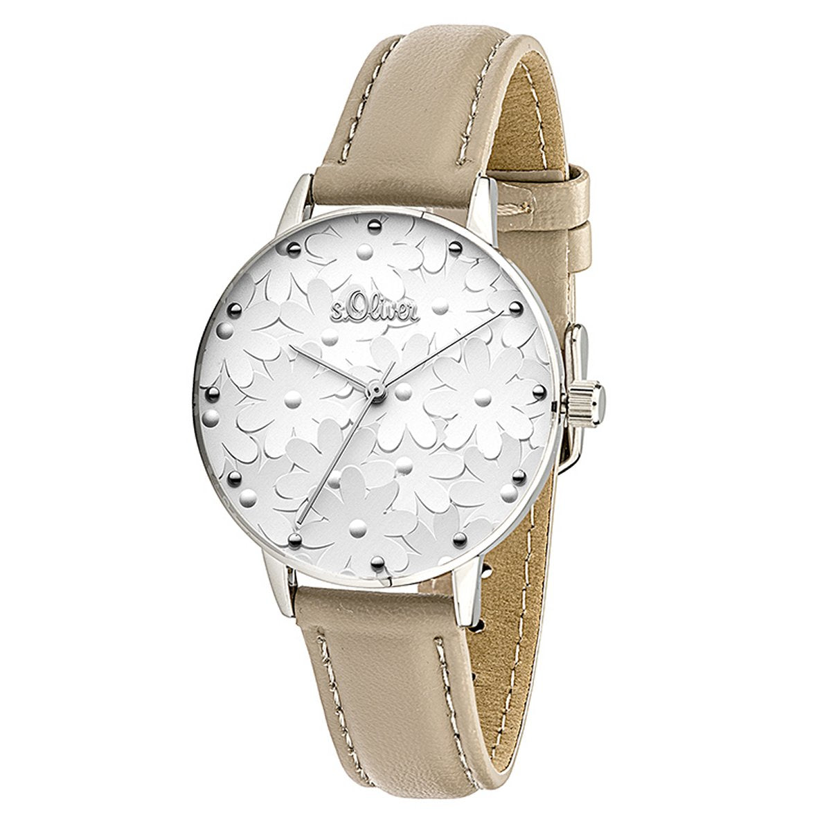 S Oliver Damen Uhr Armbanduhr Leder So 3466 Lq Preiswert24