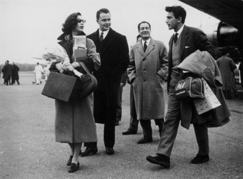Ava Gardner et Walter Chiari à Milan
