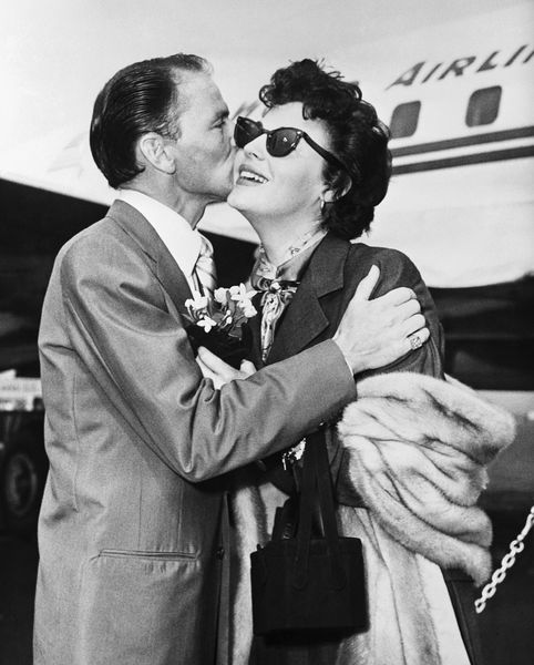 Photo à New-York du couple Gardner et Sinatra