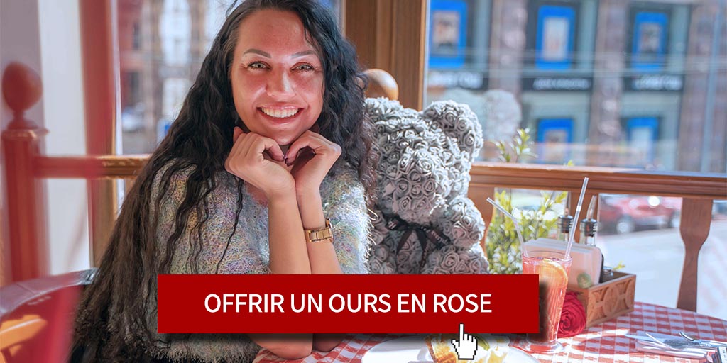 choisir un ours en rose cadeau original