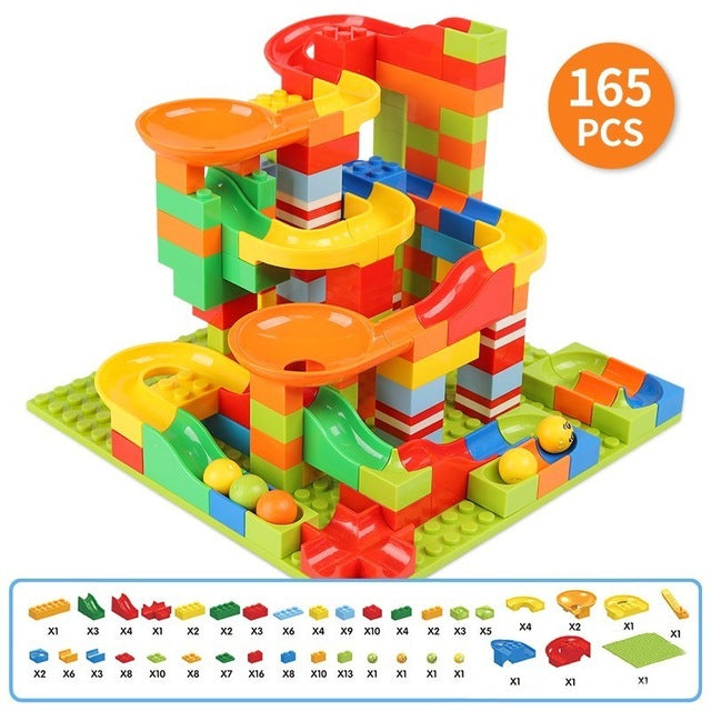 marble run blocks duplo