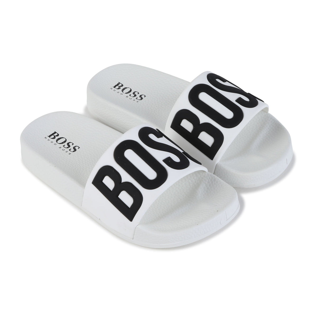 kids hugo boss slides