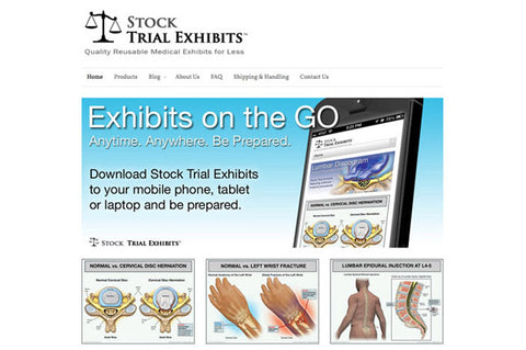 Purchase medical exhibits and download instantly