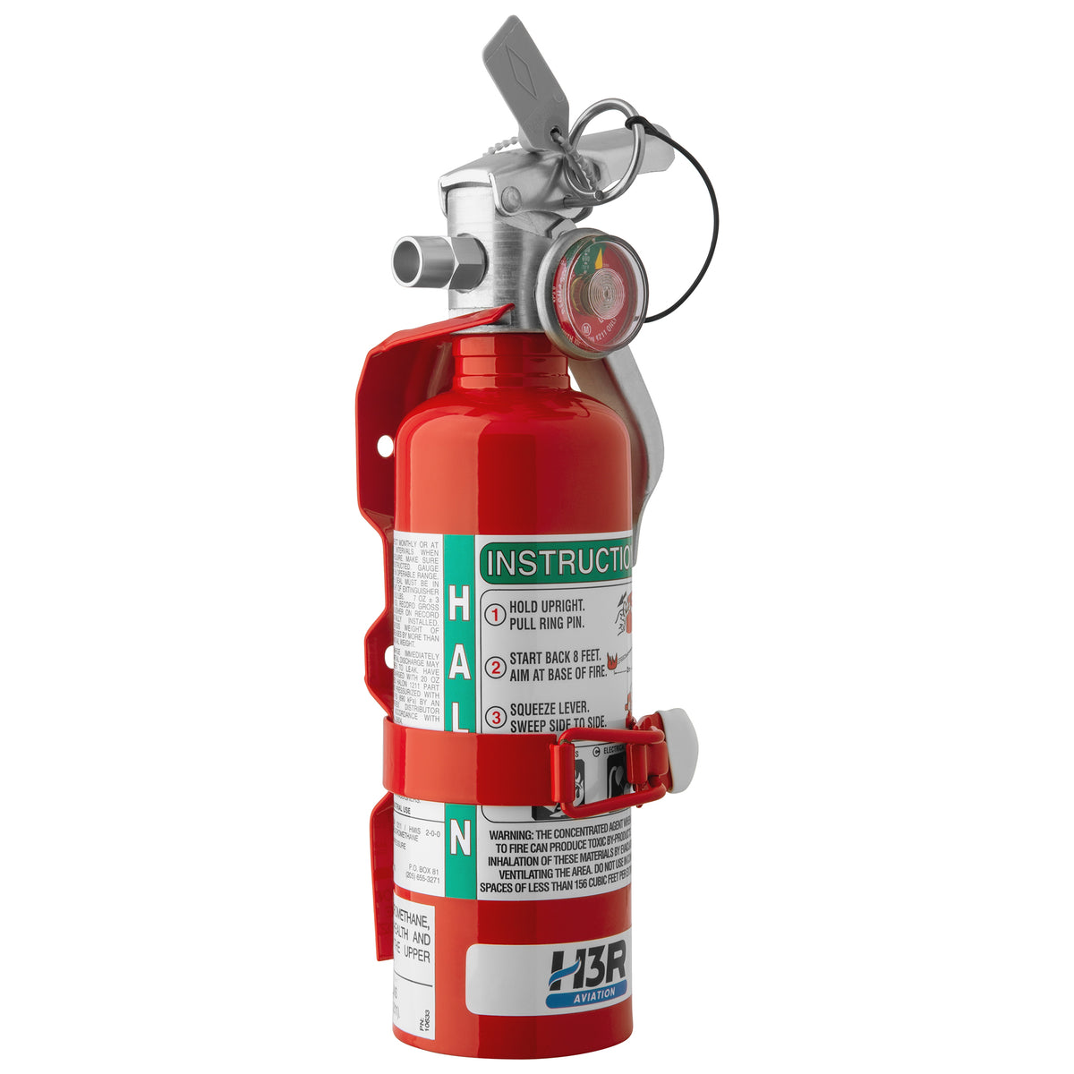 A344t 125 Lb Halon 1211 Fire Extinguisher H3r Aviation 4404