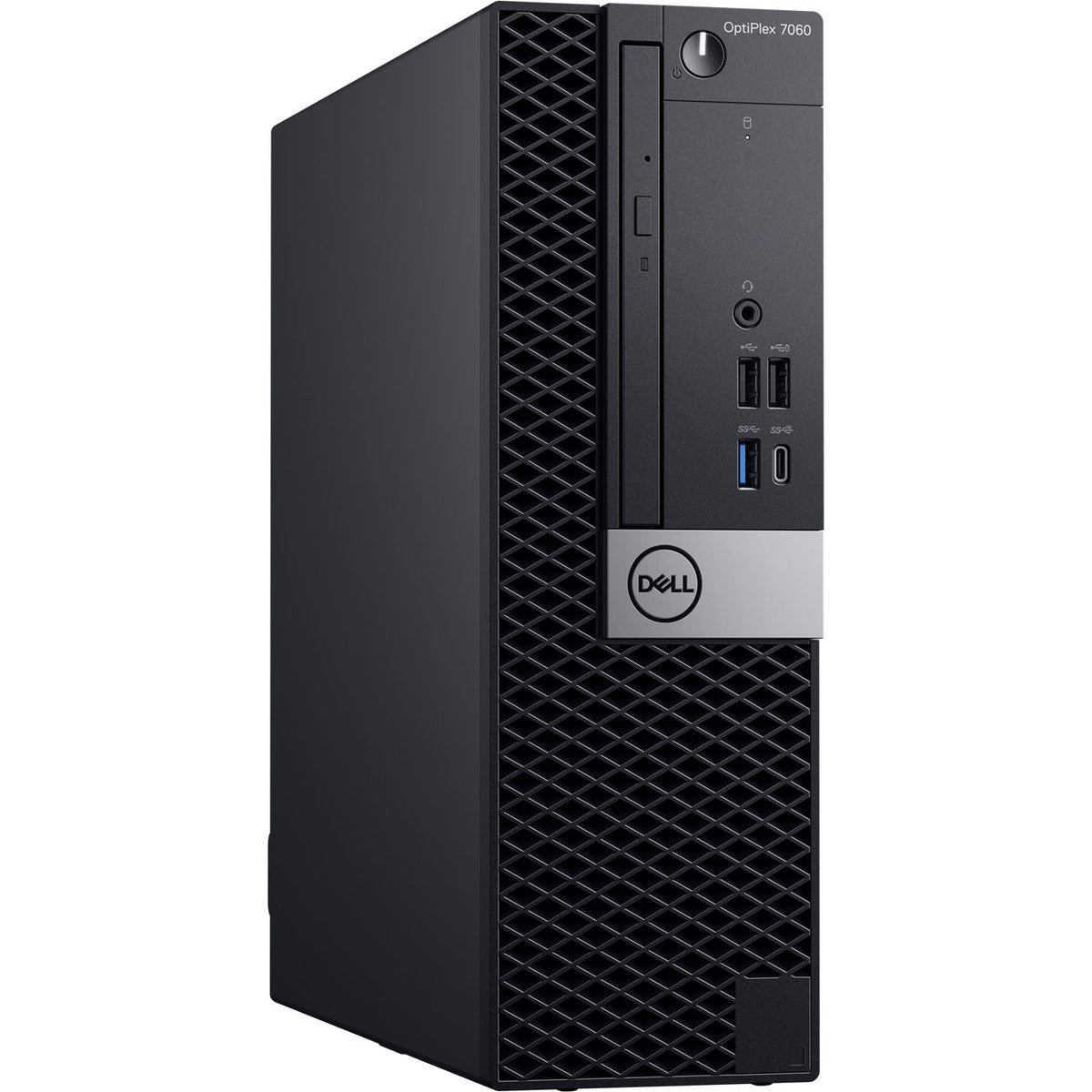 Dell Optiplex 7060 Small Form Desktop, Hexa Core i7 8700 3.2Ghz, 8GB DDR4,  256GB NVMe M.2 SSD, USB Type-C, DVD-RW, Windows 10 Home (Refurbished Grade 