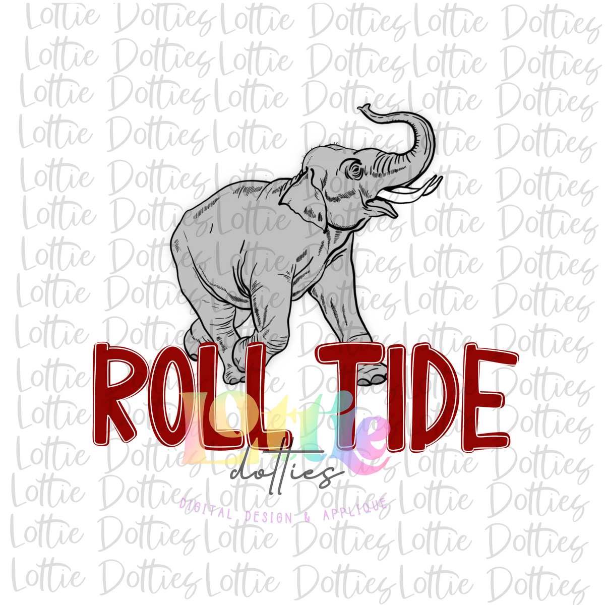 roll tide elephant clipart images