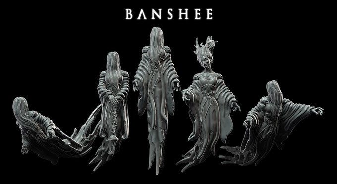 Banshee | 32mm Scale Resin Model | From the Lost Souls Collection