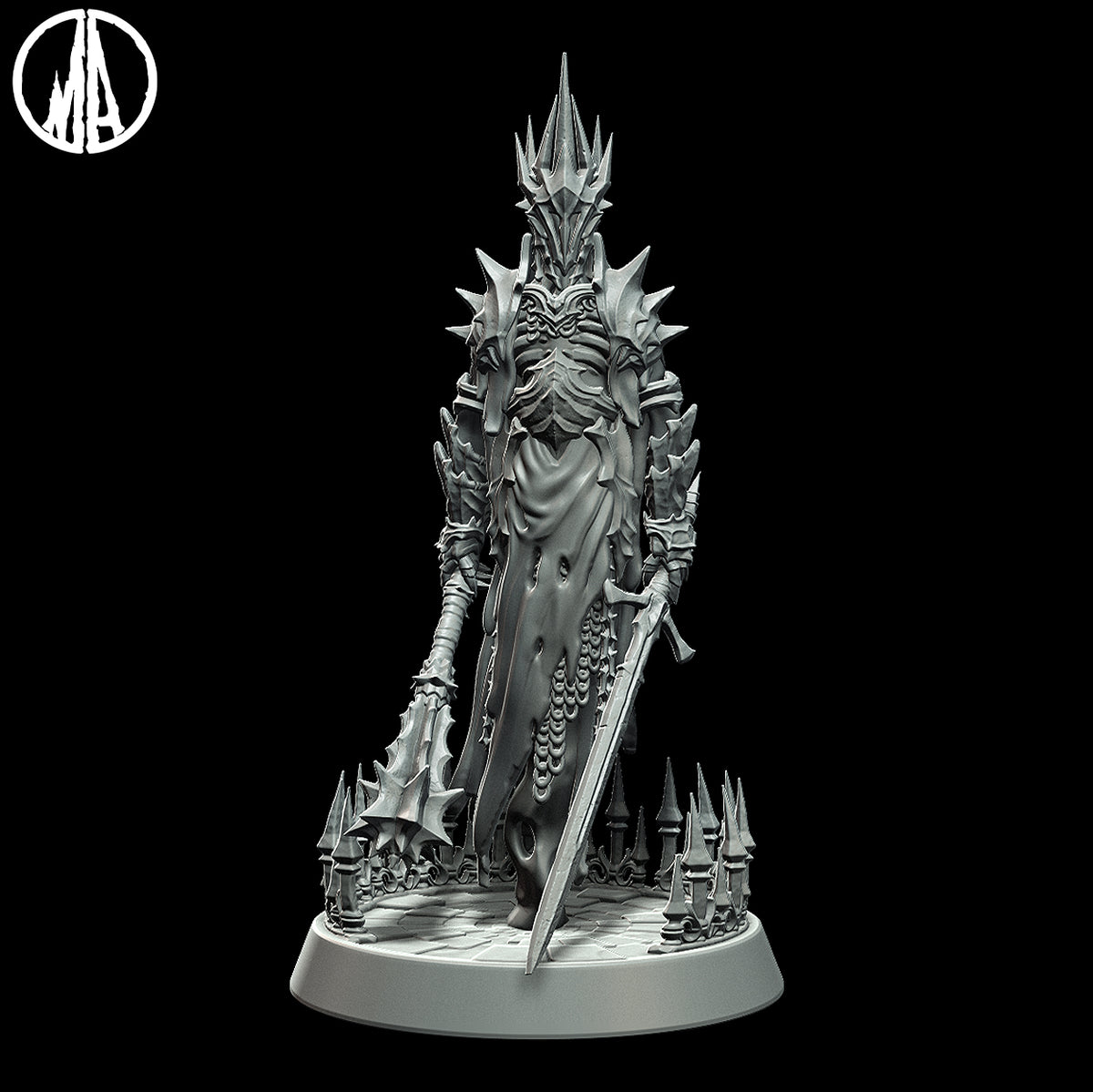 Fallen Wraithlord | 32mm Scale Resin Model | From the Lost Souls Collection