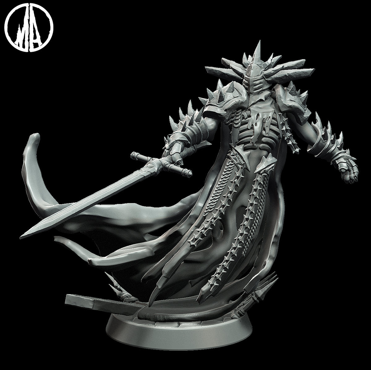 Vile Knight | 32mm Scale Resin Model | From the Lost Souls Collection