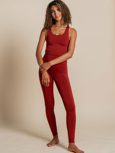 Girlfriend Collective Luxe Legging - Bordeaux