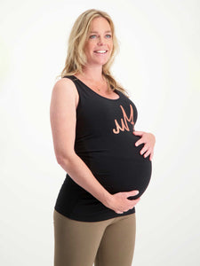 Miracle in the Making Joy Maternity Tank - Urban Black