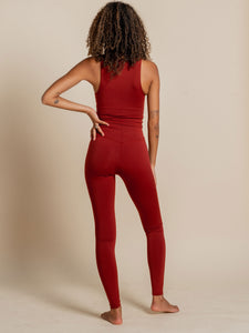 Girlfriend Collective Luxe Legging - Bordeaux