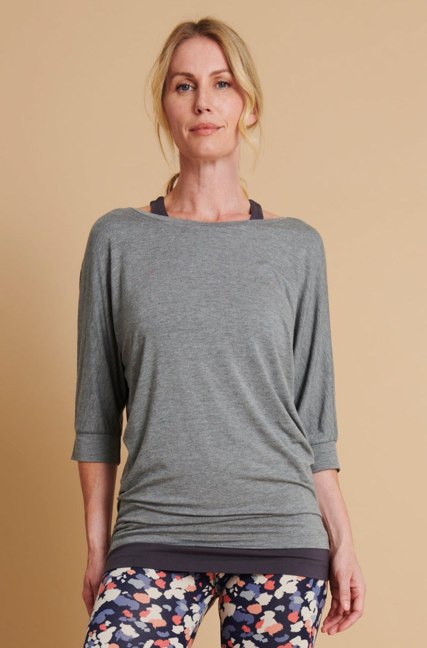 Asquith Be Grace Batwing - Grey Marl