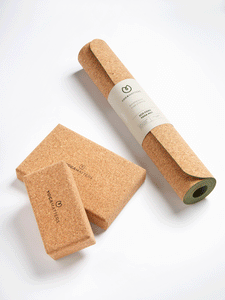 countryflyers Eco Cork Yoga Mat