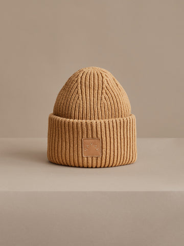 Varley Cresta Rib Beanie - Sand