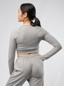 Gossypium Leap Long Sleeve Crop Top