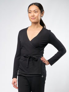 Gossypium Harmony Wrap Top