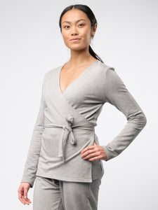 Gossypium Harmony Wrap Top