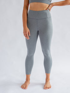 Girlfriend Collective Float High Rise Leggings - Heather Gravel