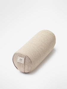 hardbackhollow Hemp Mini Buckwheat Bolster - Natural