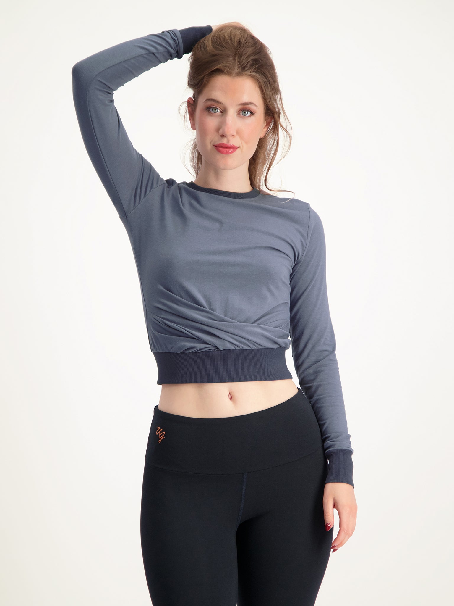 Urban Goddess Lakshmi Long Sleeved Crop Top