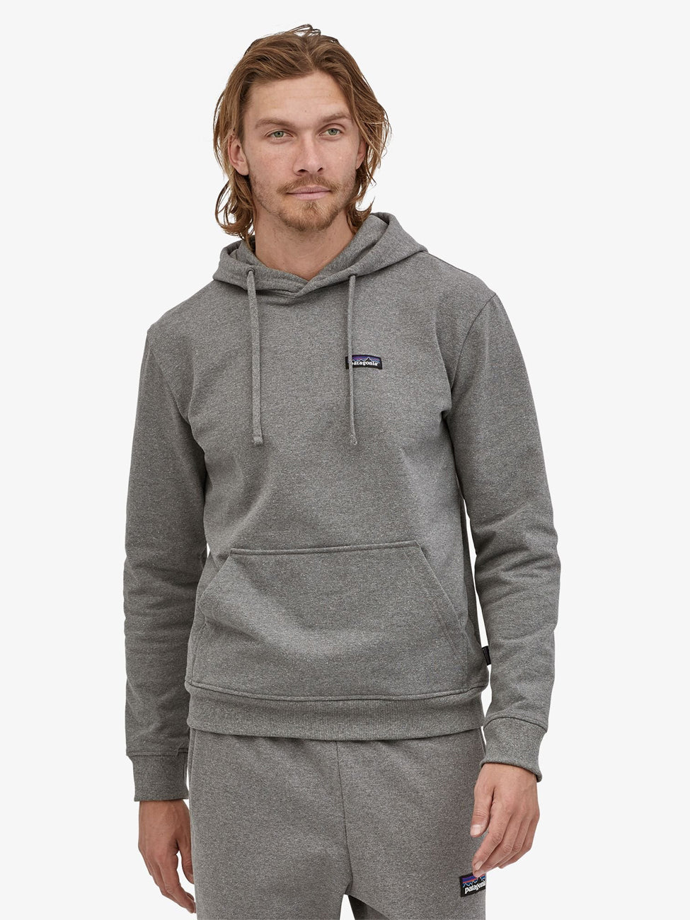 Patagonia P-6 Label Uprisal Hoodie - Gravel Heather