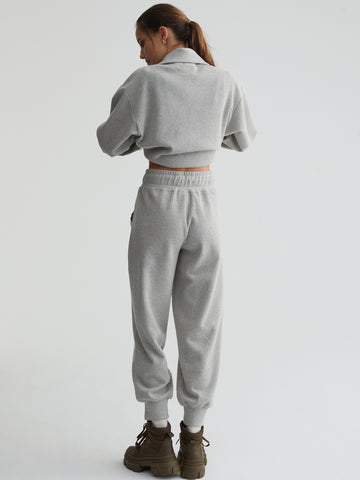 Varley Ascot Sweat Pant - Sage Heather Marl